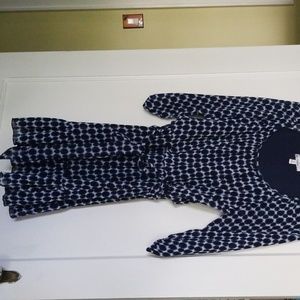 Navy/ white Summer Dress